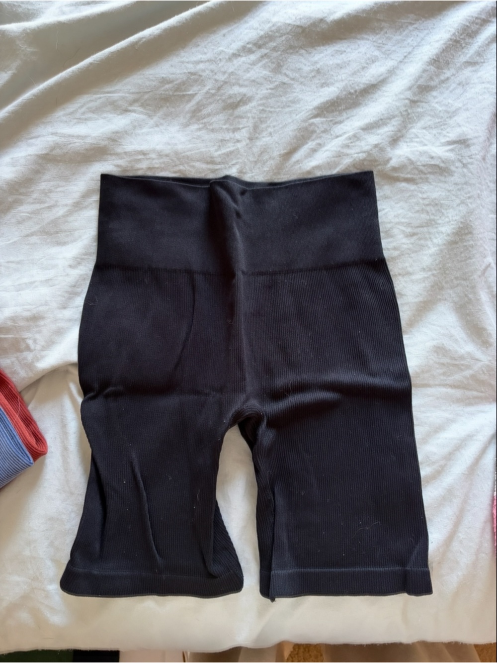 Gilly hicks dark gray ribbed seamless Bike Shorts